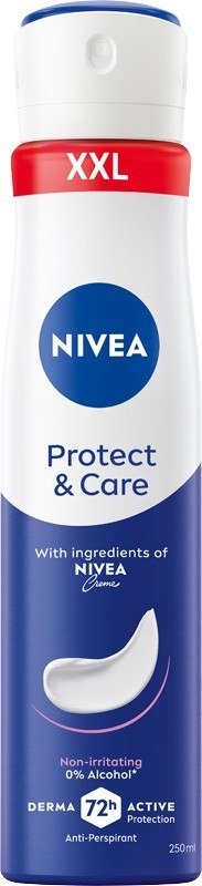 NIVEA Protect & Care Antyperspirant Damski w Sprayu XXL 250 ml