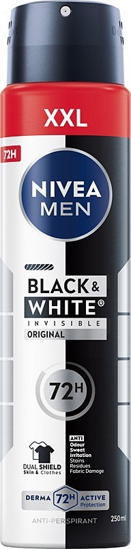 NIVEA MEN Black & White Invisible Original Antyperspirant w Sprayu 250 ml