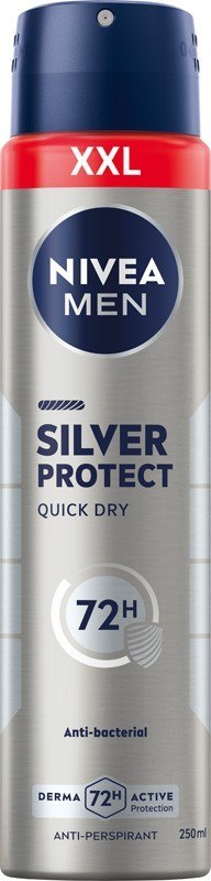 NIVEA MEN Silver Protect Antyperspirant w Sprayu 250 ml