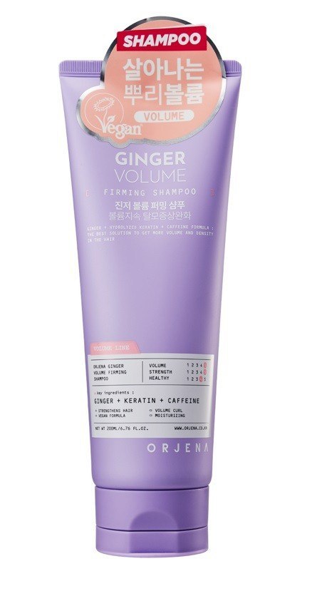 Orjena Firming szampon do włosów zwiększający objętość Ginger Volume 200 ml