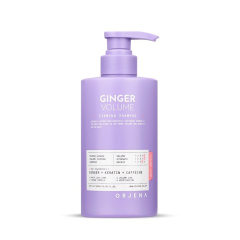 Orjena Firming szampon do włosów zwiększający objętość Ginger Volume 500 ml