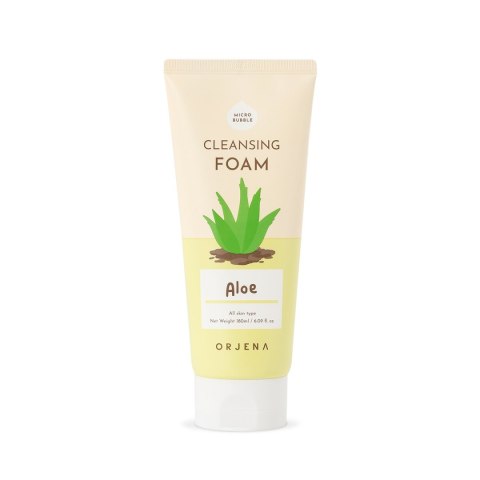Orjena Smile Day pianka do mycia twarzy Aloe 180 ml