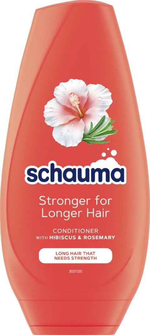 Schauma Stronger for Longer Hair odżywka do włosów długich i osłabionych - Hibiscus & Rosemary 250 ml