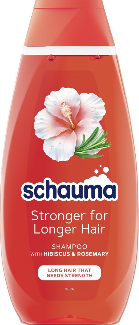 Schauma Stronger for Longer Hair szampon do włosów długich i osłabionych - Hibiscus & Rosemary 400 ml