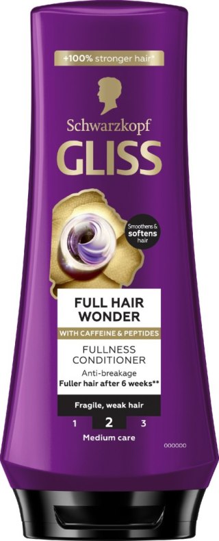 Schwarzkopf Gliss Full Hair Wonder odżywka do włosów 200 ml