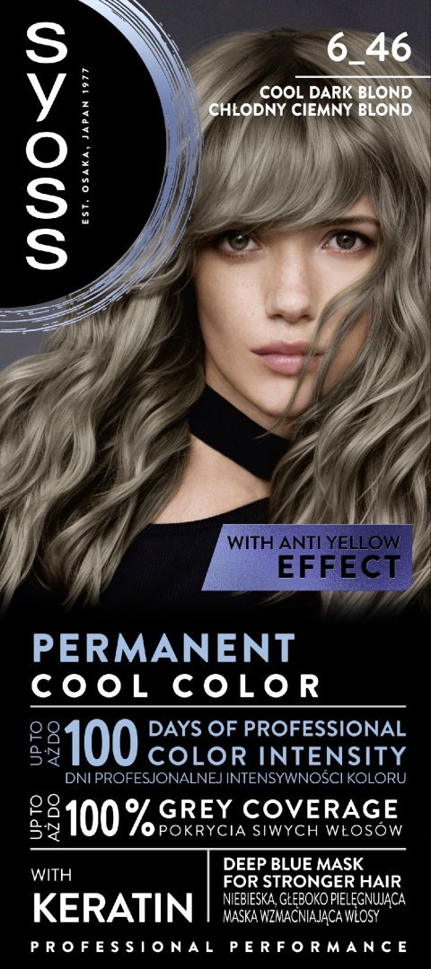 Syoss farba do włosów 6-46 Chłodny Ciemny Blond