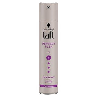 Taft Perfect Flex lakier do włosów 4 supermocny 250 ml
