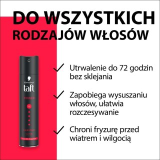 Taft Power lakier do włosów wzmacniający 5 ultramocny 250 ml