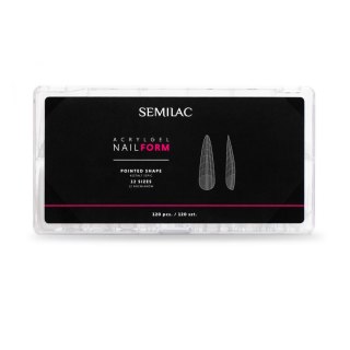 Semilac Acrylgel Nail Form Pointed formy do akrylożelu 120 szt.