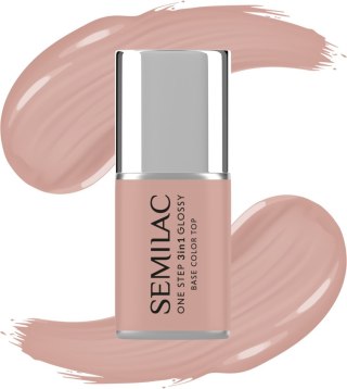 Semilac One Step Glossy 3in1 lakier hybrydowy do paznokci S210 French Beige 7 ml