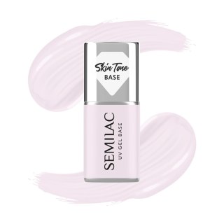 Semilac Skin Tone baza coverowa do lakierów hybrydowych półtransparentna Natural Pink 7 ml