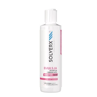 Solverx Sensitive Skin emulsja do mycia i demakijażu twarzy i oczu 200 ml