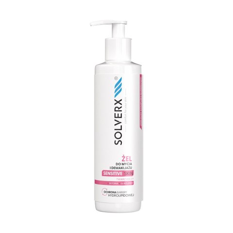 Solverx Sensitive Skin żel do mycia i demakijażu twarzy i oczu 200 ml