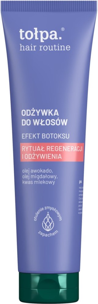 Tołpa Hair Routine odżywka regenerująca do włosów Efekt botoksu 175 ml