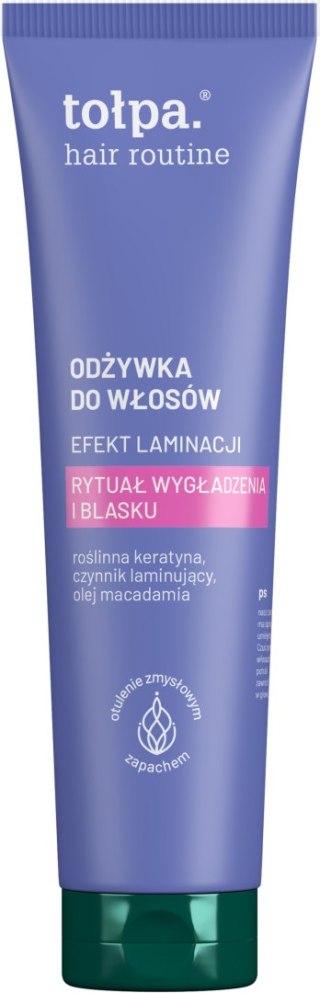 Tołpa Hair Routine odżywka wygładzająca do włosów Efekt laminacji 175 ml