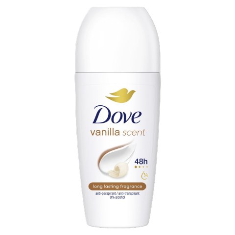 Unilever Dove Vanilla Scent Antyperspirant w Kulce Roll-on Kulka dla Kobiet 50 ml