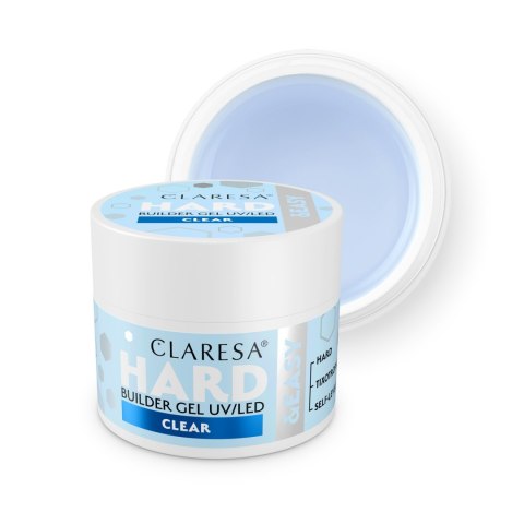 Claresa Hard&Easy żel budujący Clear 45 g