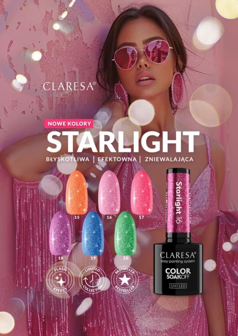 Claresa lakier hybrydowy Starlight 15 5 g