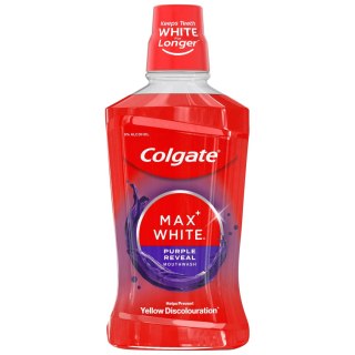 Colgate Plax Max White płyn do płukania jamy ustnej Purple Reveal 500 ml