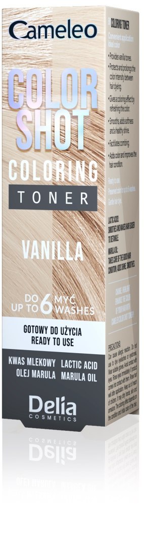 Delia Cameleo Color Shot toner do włosów Vanilla 75 ml