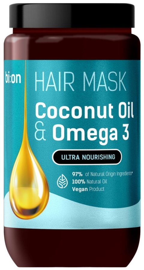Bio Naturell maska do włosów z olejem kokosowym i Omega3 946 ml