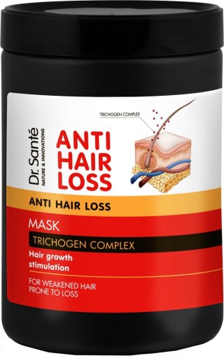 Dr. Santé Anti Hair Loss maska przeciw wypadaniu włosów Trichogen Complex 1000 ml