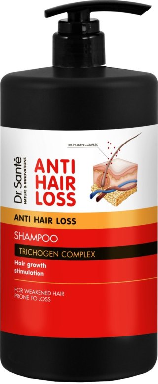 Dr. Santé Anti Hair Loss szampon przeciw wypadaniu włosów Trichogen Complex 1000 ml