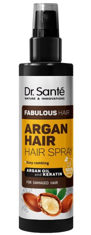 ELFA PHARM DR.SANTE Argan Hair Lakier-odżywka do włosów uszkodzonych z olejem arganowym i keratyną 150 ml