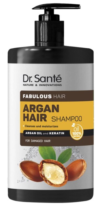 Dr. Santé Argan Hair szampon oczyszczająco-nawilżający z olejem arganowym i keratyną 1000 ml