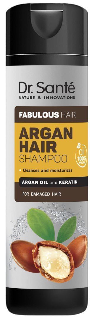 Dr. Santé Argan Hair szampon oczyszczająco-nawilżający z olejem arganowym i keratyną 250 ml