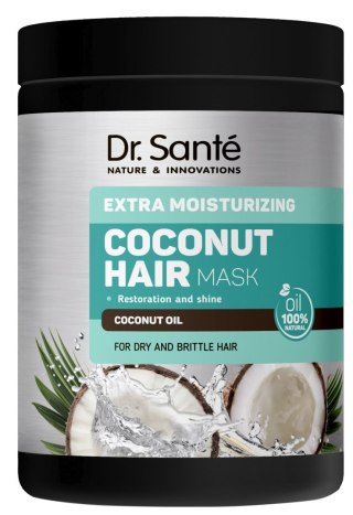 Dr. Santé Coconut Hair maska do włosów suchych i łamliwych ekstranawilżenie 1000 ml