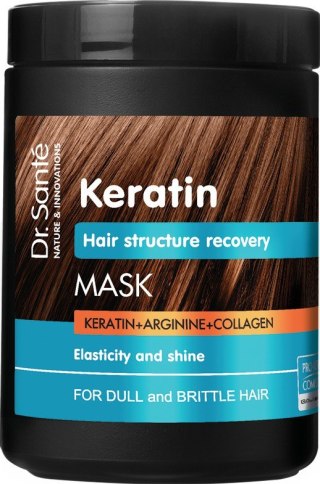 Dr. Santé Keratin maska do włosów matowych i łamliwych 1000 ml