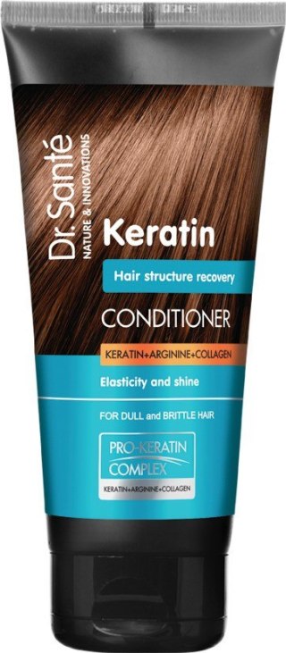 Dr. Santé Keratin odżywka do włosów matowych i łamliwych 200 ml