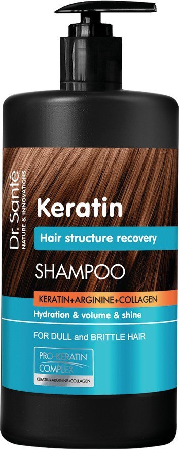 Dr. Santé Keratin szampon do włosów matowych i łamliwych 1000 ml