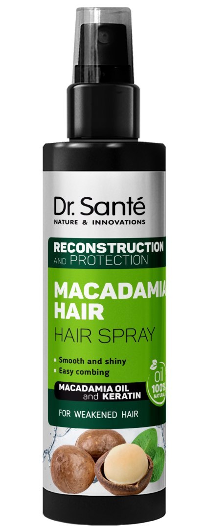 ELFA PHARM DR. SANTE Macadamia Hair Lakier regenerujący do włosów z Olejem makadamia i Keratyną 150 ml