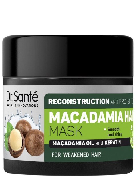 Dr. Santé Macadamia Hair maska regenerująca do włosów z olejem makadamia i keratyną 300 ml