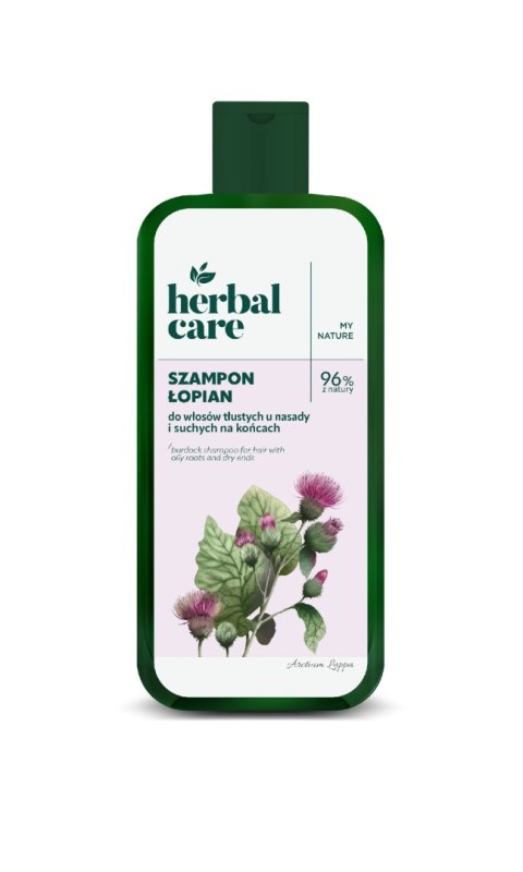 Farmona Herbal Care szampon do włosów tłustych u nasady i suchych na końcach - łopian 330 ml