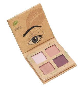 Felicea Naturalna Paleta Czterech Naturalnych Cieni do Powiek 202 Light Rose 3.2 g