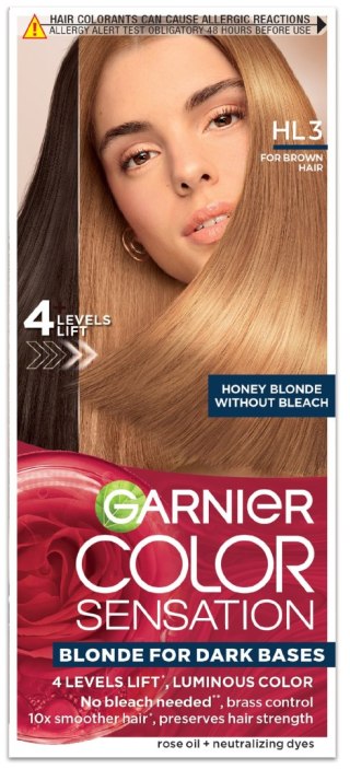 Garnier Color Sensation krem koloryzujący nr HL3 Miodowy Blond - dla brązu 1 op.