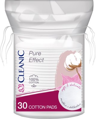 HARPER CLEANIC Płatki kosmetyczne Pure Effect - 30 sztuk - okrągłe