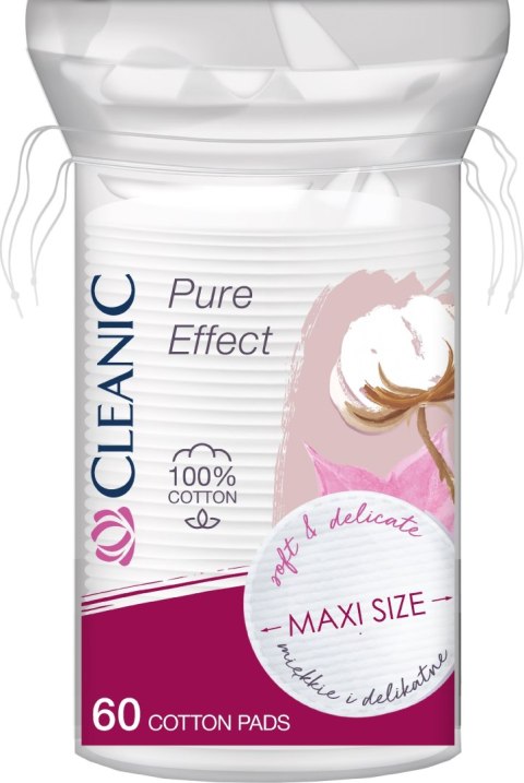 HARPER CLEANIC Płatki kosmetyczne Pure Effect maxi size - 60 sztuk