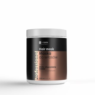 Hiskin PROFESSIONAL maska do włosów - mleczna czekolada 1000 ml