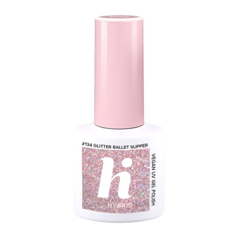 Hi Hybrid lakier hybrydowy nr. 134 Glitter Ballet Slipper 5 ml