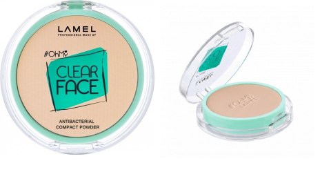 Lamel Puder Kompaktowy Antybakteryjny Ohmy Clear 402 6 g