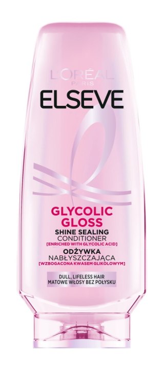 L'Oréal Paris ELSEVE Glycolic Gloss odżywka nabłyszczająca do włosów matowych i bez połysku 200 ml