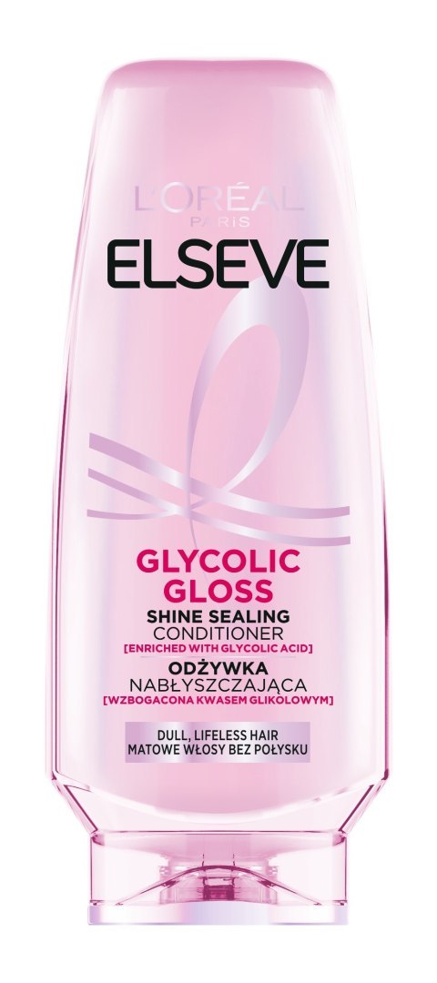 L'Oréal Paris ELSEVE Glycolic Gloss odżywka nabłyszczająca do włosów matowych i bez połysku 200 ml