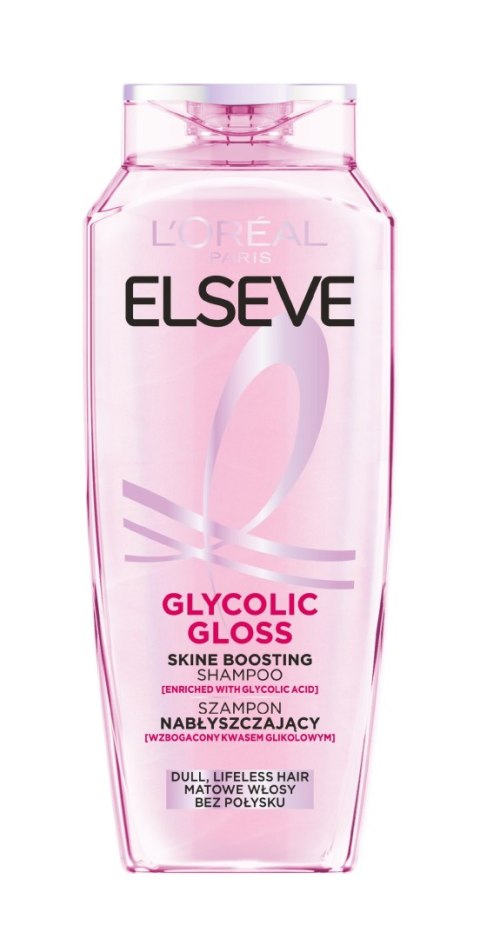 L'Oréal Paris Elseve Glycolic Gloss szampon nabłyszczający do włosów matowych i bez połysku 400 ml