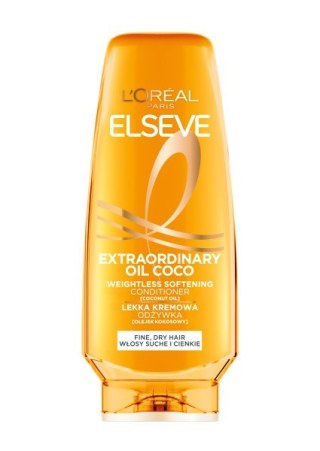 L'Oréal Paris Elseve Magiczna Moc Olejków lekka odżywka do włosów normalnych lub suchych Kokos 200 ml