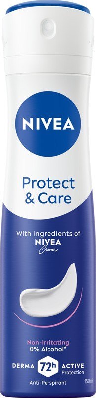 NIVEA Protect & Care Antyperspirant Damski w Sprayu 150 ml