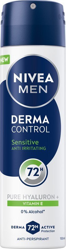 NIVEA NIVEA MEN Derma Control Sensitive Antyperspirant w Sprayu 150 ml
